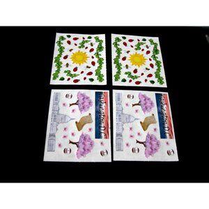 2Ladybugs, Sunshine, 2Washington DC,  4Block Stickers, 12x12 Winter Refections +